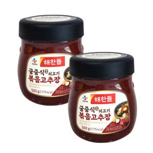 CJ제일제당 CJ해찬들 궁중식 쇠고기 볶음고추장 500g X 2개 비빔장