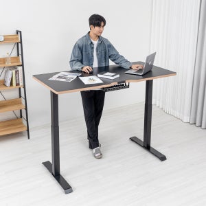 핏쳐 전동식 듀얼 모터 커스터마이징 모션 데스크 컴퓨터 책상 1400mm E2