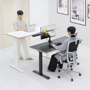 핏쳐 전동식 듀얼 모터 커스터마이징 모션 데스크 컴퓨터 책상 1600mm E2