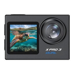 에이스원 XPRO3 DUAL 듀얼스크린 액션캠 자전거 블랙박스 바디캠 손떨림방지 4K 60FPS