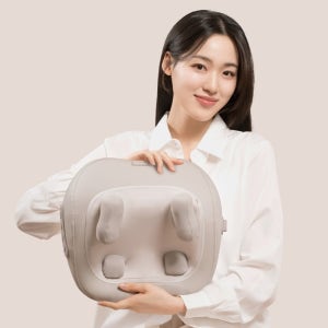 빌라르 목 어깨 베개 마사지기,승모근 온열 무선 경추