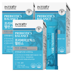 인테로 인테로 <b>프리바이오틱스 밸런스</b> 30포 3개