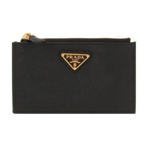 프라다 1MC086QHHF0002 여성 클래식 카드지갑 카드홀더 월렛 중지갑 반지갑 Saffiano leather zipped card case 1MC086QHH F0002 사피아