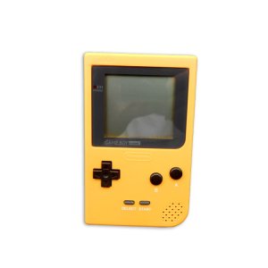 닌텐도 게임보이 GAMEBOY 포켓 GBP 흑백 게임기 포켓몬 레트로  A.노란색 원본 화면