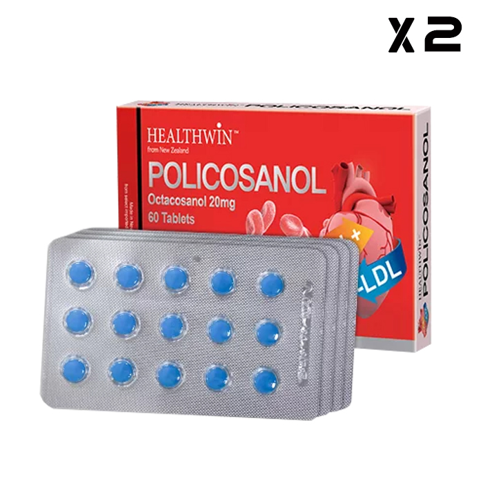 <b>헬스윈</b> 폴리코사놀 <b>옥타코사놀</b> 20mg 60정  2개