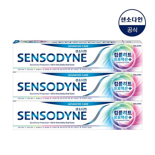 센소다인 <b>컴플리트</b> 프로텍션 플러스 치약 100g, 6개