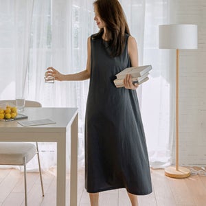 6DA31545JJ_아이스쿨 와이드 나시원피스(숏/롱)[라운드넥,반팔,여름,썸머,나시,와이드나시,끈나시,길이조절,포켓,롱,긴,숏,반팔원피스,쿨,아이스쿨,데일리,바캉스,휴가철,가성비