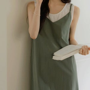 6DA31513JJ_아이스쿨 끈나시 원피스(숏/롱)[라운드넥,반팔,여름,썸머,나시,와이드나시,끈나시,길이조절,포켓,롱,긴,숏,반팔원피스,쿨,아이스쿨,데일리,바캉스,휴가철,가성비,스