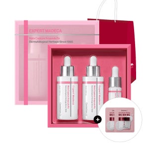 동국제약 [원쁠데이] 잡티 개선+핑크빛 생기! 엑스퍼트 마데카 멜라 캡처 앰플 알엑스 기획세트 (30mlx2개+7ml)+멜라캡처앰플패드 4매 체험분