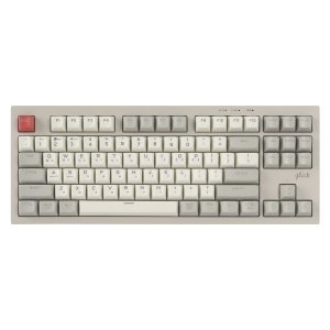 지클릭커 오피스프로 WK50 사일런스 M 87키 RGB 무소음 방수 블루투스 무선 키보드 Retro Cappuccino RC1