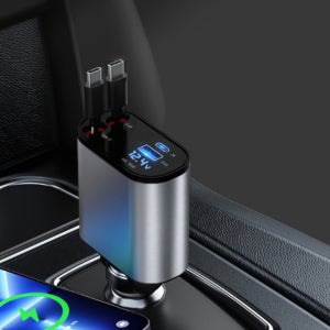 오토크루 쿼드로 릴선 멀티 시거잭 고속 충전기 120W AC-DT40