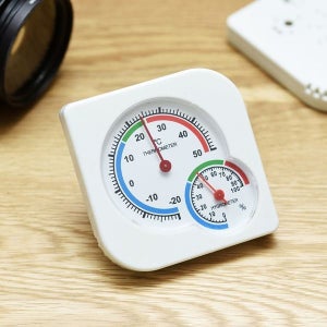 [덕플러스] 레트로 아날로그 실내 온도 습도계_79729