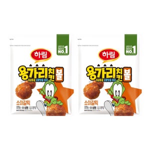 하림 용가리치킨볼 소이갈릭 450g 2봉