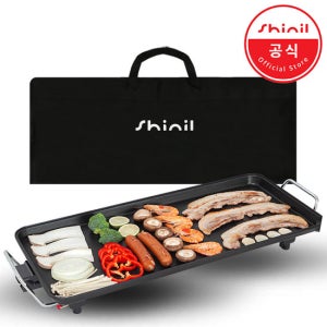 신일 전기그릴 SGP-R2929MT 대형 77Cm 잔치팬 다이아몬드코팅 그릴팬