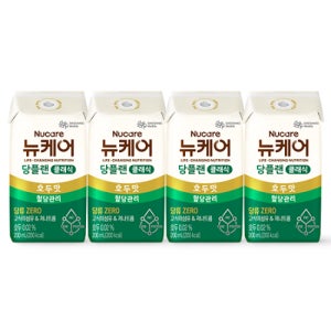 [본사공식몰] 당플랜 호두맛 클래식 (빨대형) 200ml (96팩) 대상웰라이프 뉴케어 당뇨식 노인 환자 시니어 간식 당뇨 영양식 건강식 당뇨환자영양간식