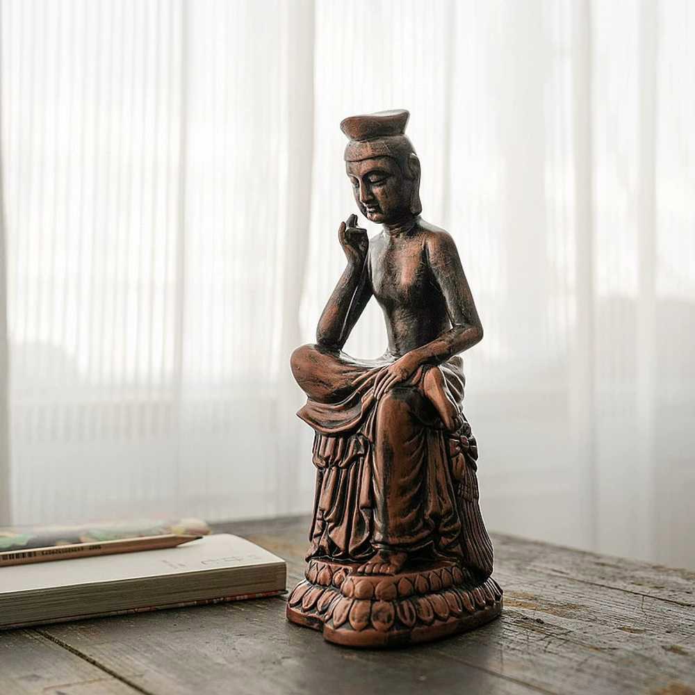 반가<b>사유</b>상 미륵보살 불교상 인테리어 소품 부처상 <b>사유</b>태자 FX 030 대