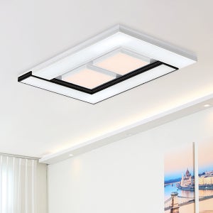 LED 데닝 직사각 거실등 210W / 혼합 분리점등 밝은 큰평수 무드 아파트 거실조명
