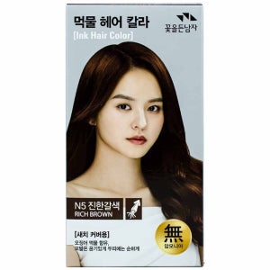 꽃을든남자 먹물헤어칼라크림 N5 진한갈색