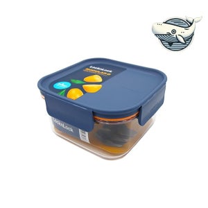 밀폐형 주방 정리 용기 600ml 식품 보관