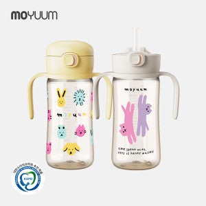 모윰 (현대Hmall)모윰 3세대 NEW 260도 PPSU 원터치 빨대컵 270ml 2개세트 - 디자인 선택
