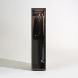 동서가구 브론즈 디스플레이 강화유리도어 양복장 600 DF926055