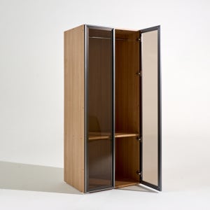 동서가구 브론즈 디스플레이 강화유리도어 이불장 800 DF926053