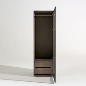 동서가구 브론즈 디스플레이 강화유리도어 양복장(2서랍) 600 DF926056