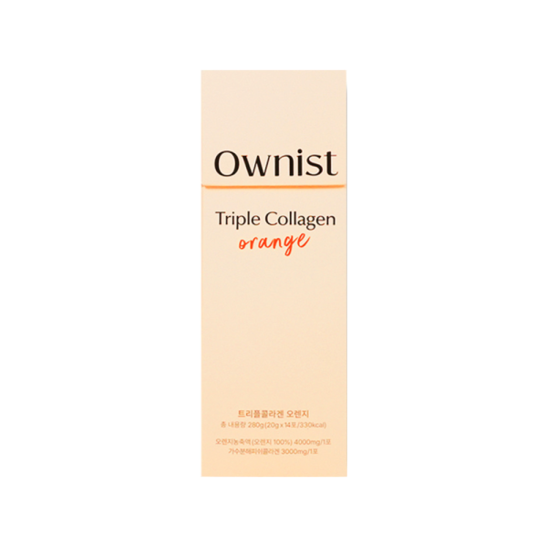 <b>오니스트</b> 트리플콜라겐 오렌지 농축 가수분해 피시콜라겐 <b>프락토올리고당</b> 히알루론산 280g 1박스