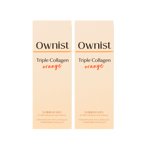 <b>오니스트</b> 트리플콜라겐 오렌지 농축 가수분해 피시콜라겐 <b>프락토올리고당</b> 히알루론산 280g 2박스