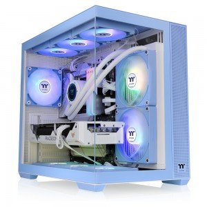 써멀테이크 View 380 TG ARGB (하이드레인저 블루)
