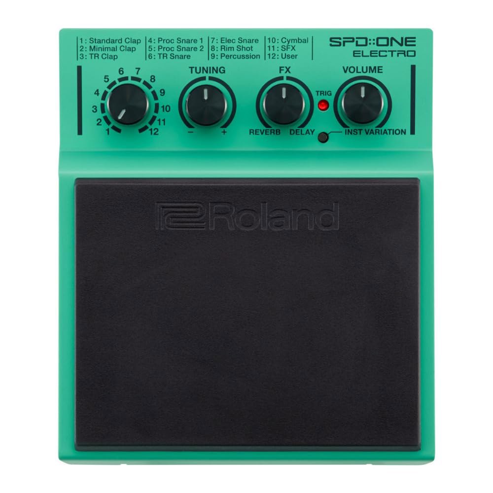 Roland 롤랜드 타악기 전자 드럼 패드 일렉트로 그린 Electro SPD-1E