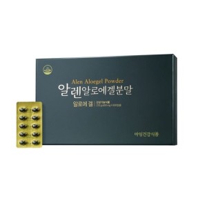 <b>마임</b>건강<b>식품</b> <b>마임</b> 알렌 알로에겔 분말 알로에 면역력증진 장건강 <b>피부</b>건강 450mg X 600캡슐 / 50일분