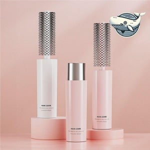 헤어 휴대용 드라이빗 컬링 롤브러시 스타일링