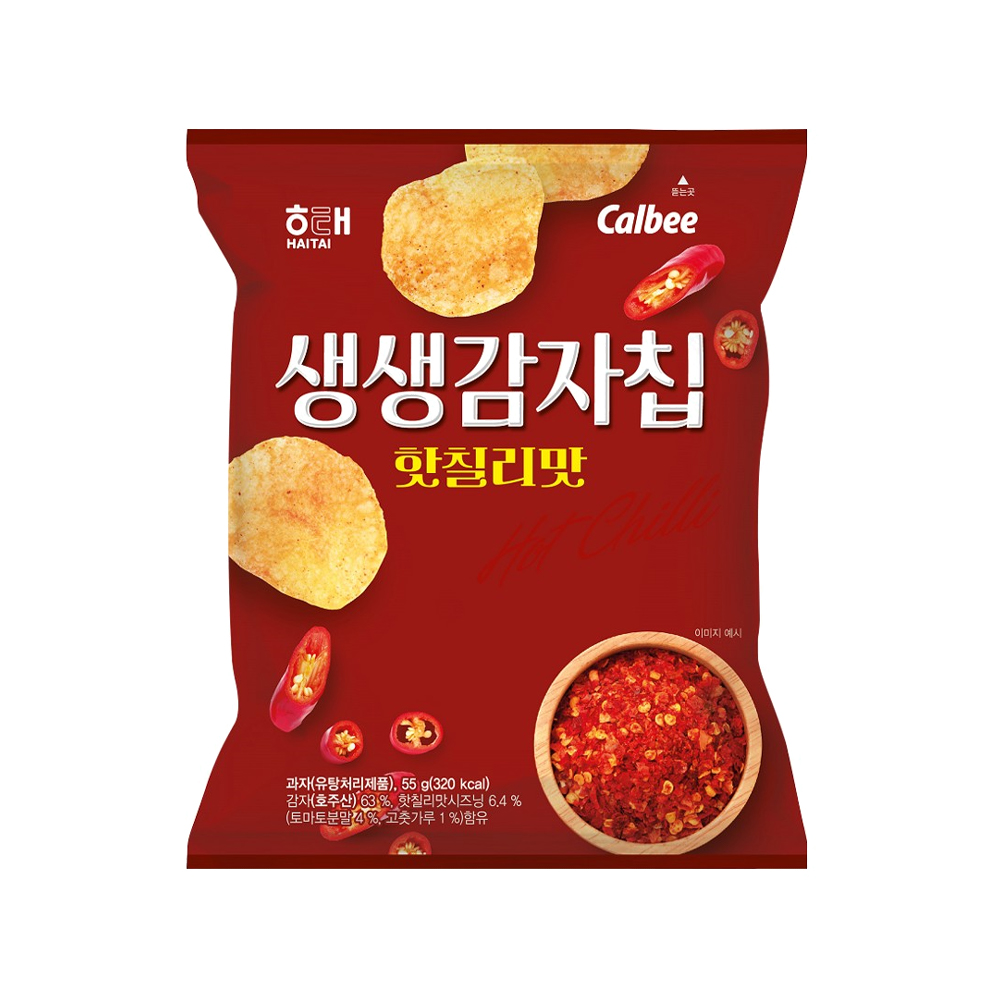 생생감자칩 핫칠리맛 제품 이미지