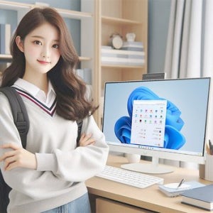 HP 터치스크린 인텔 i5 일체형 올인원 PC 데스크탑 가정용 사무용 인강용 선없는 컴퓨터
