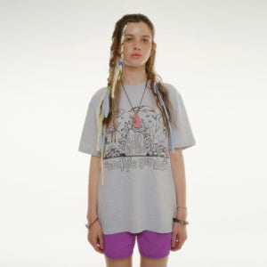 헬로선라이즈 Hs X Etcblank Under The Sea Tee_3% Gray