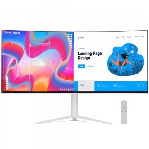 픽셀아트 PIXELART PAQ3830W 화이트 나노IPS BLACK 커브드 WQHD+ 멀티스탠드