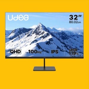32인치 QHD 모니터 제이씨현 UDEA ED3231HQ IPS 100Hz 무결점