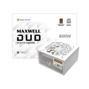 맥스엘리트 MAXWELL DUO 800W 80PLUS브론즈 플랫 화이트