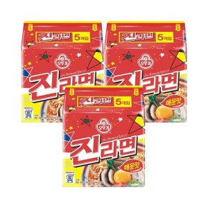 오뚜기 오뚜기 진라면 매운맛 120g 15개