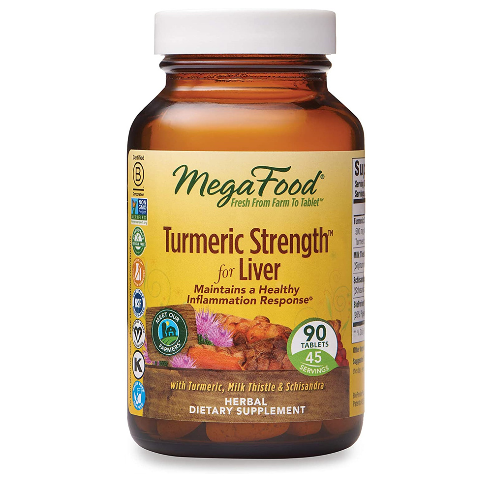 megafood MegaFood Turmeric Strength for Liver Vegan 90 Tablets <b>메가푸드</b> 터메릭 스트렝스 포 리버 간 비건 90정  1개