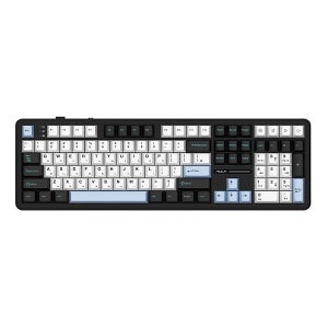 AULA F108 유무선 독거미 한글 기계식 키보드 펀키스 국내 정품 스카이 블랙, KTT 저소음바다축