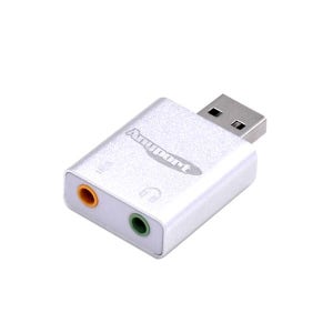 [엘디네트웍스] [애니포트] 이어폰 USB 사운드카드 외장형 7.1채널 컴퓨터 C타입 사운드카드 AP-JH71U