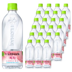 이로하스 피치 복숭아맛 540ml 24개입 코카콜라  복숭아향 과일음료 이온음료 수분보충 일로하스 음료수