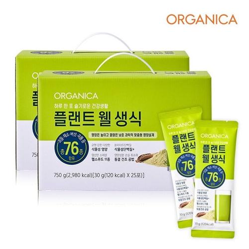 <b>올가니카</b> 1일1포 플랜트 웰 생식 30g x 50포127772
