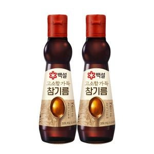 백설 하프클럽/CJ제일제당고소함가득참기름320ML x2개