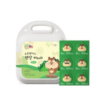 <b>트루엔</b> 키즈 햇살 비타D 1600mg x 96정, 1개