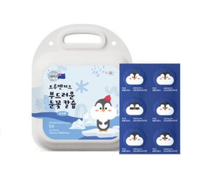 <b>트루엔</b> 키즈 부드러운 눈꽃 <b>칼슘</b> 1600mg x 96정, 1개