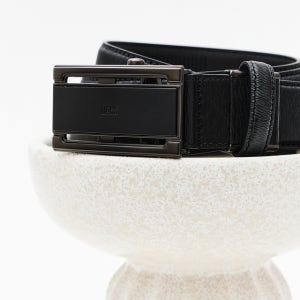 닥스 액세서리 남성 WBBE4F105BK [스테디셀러]블랙 음각로고 소가죽 벨트