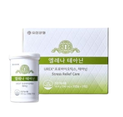 유한양행 엘레나 <b>테아닌</b> 240mg x 60캡슐, 1개
